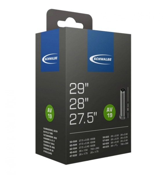 Schwalbe Schlauch Nr.19 27,5"/28"/29" Schraderventil (AV)